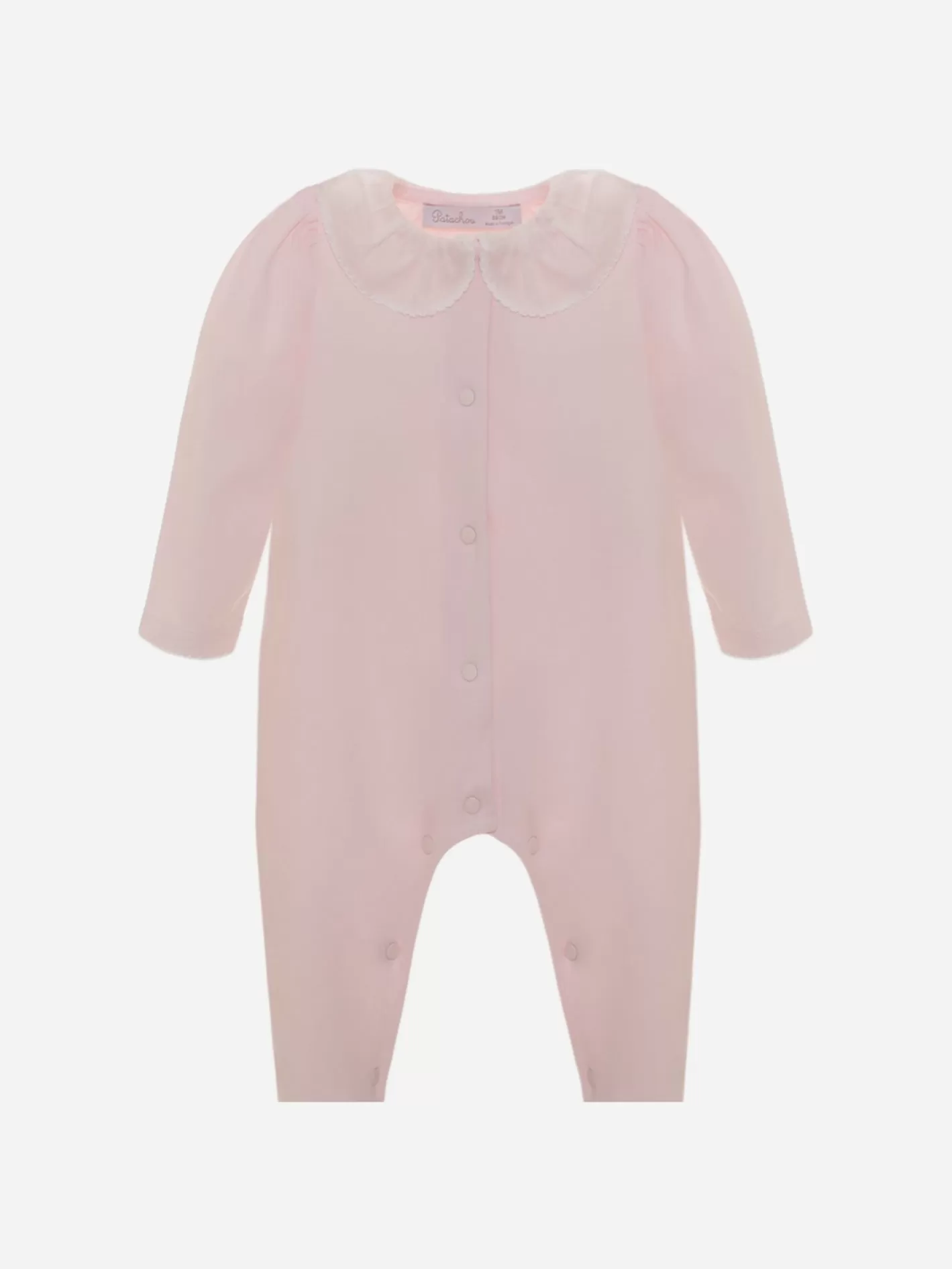 Store Patachou Babygrow Basico De Menina Em Jersey Rosa