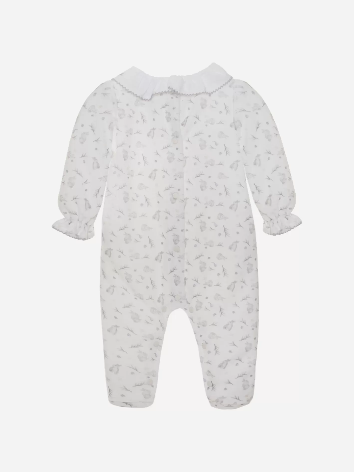 Store Patachou Babygrow Em Jersey Estampado Cinzento