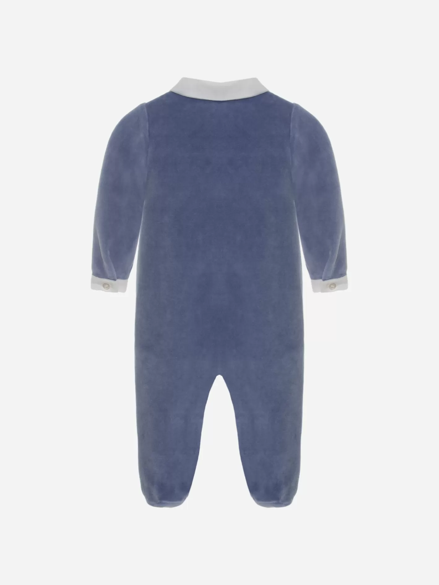 Fashion Patachou Babygrow Em Laminado Azul Indigo