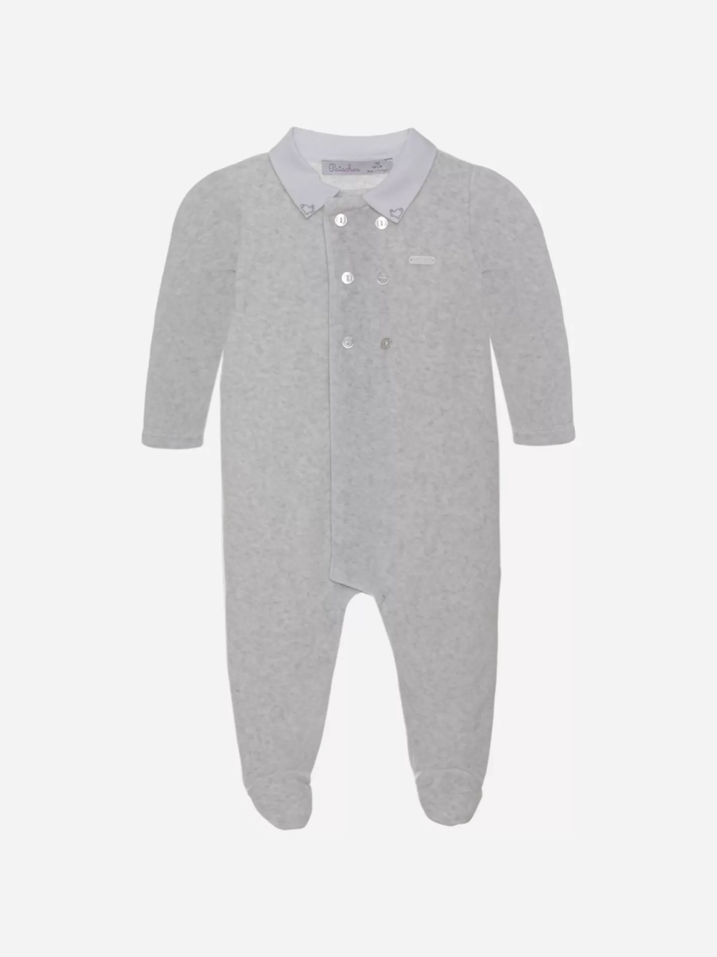 Discount Patachou Babygrow Em Laminado Cinzento