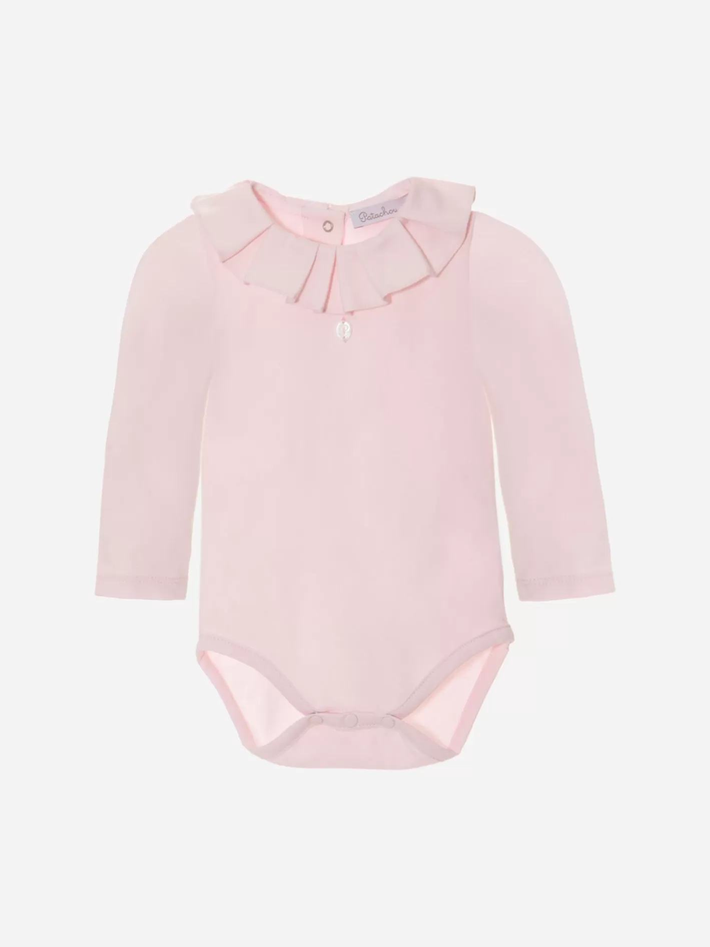 Outlet Patachou Babygrow Em Malha Rosa