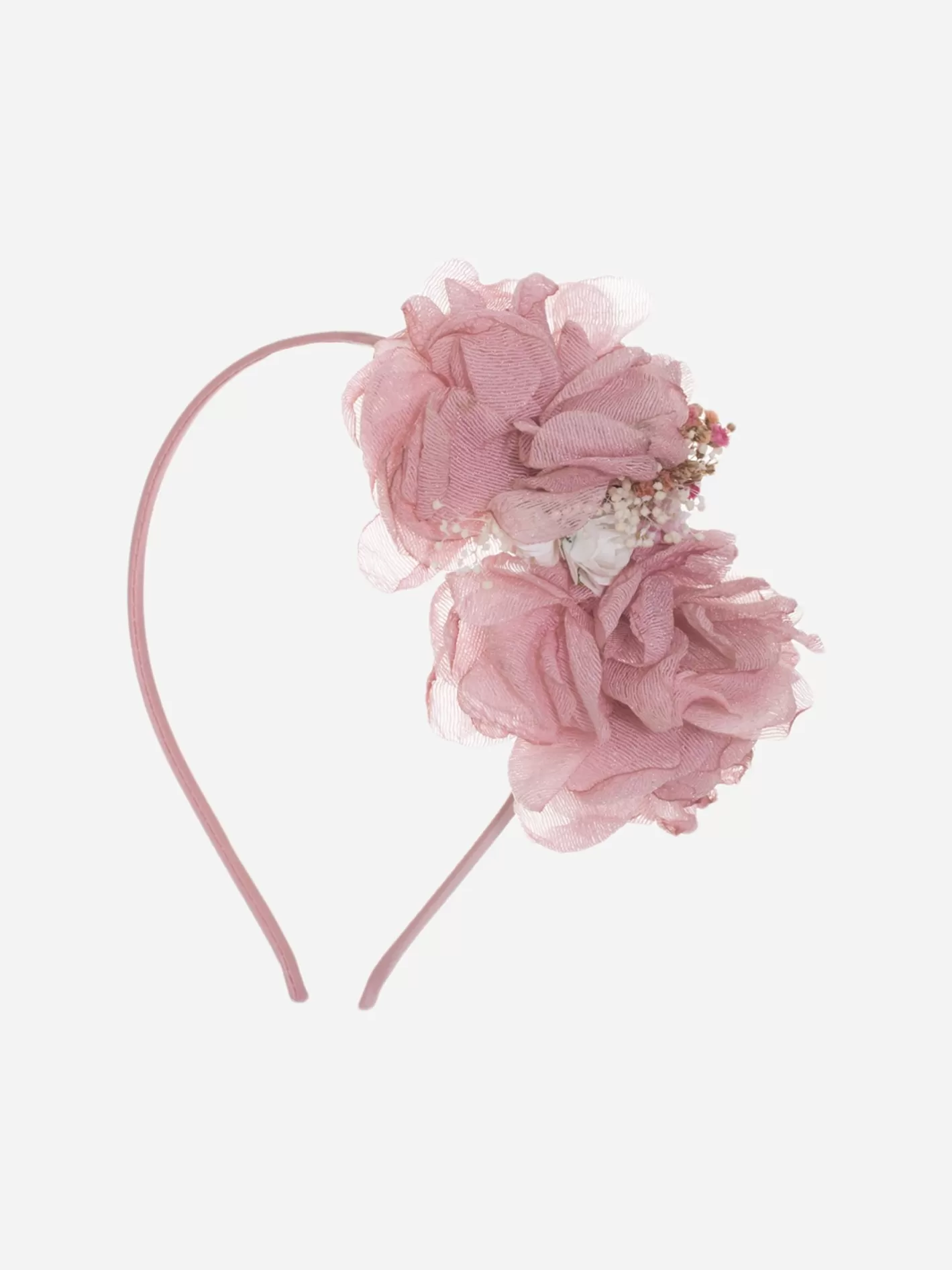 Online Patachou Bandolete Rosa Com Flores De Tule