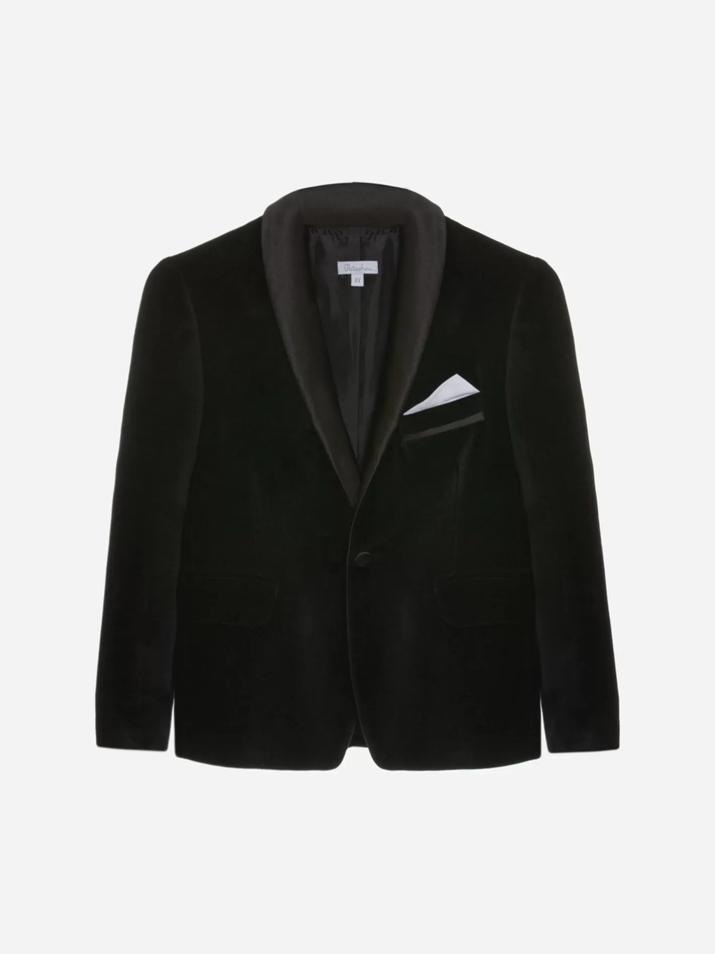 Best Patachou Blazer Com Lenco Em Veludo Preto