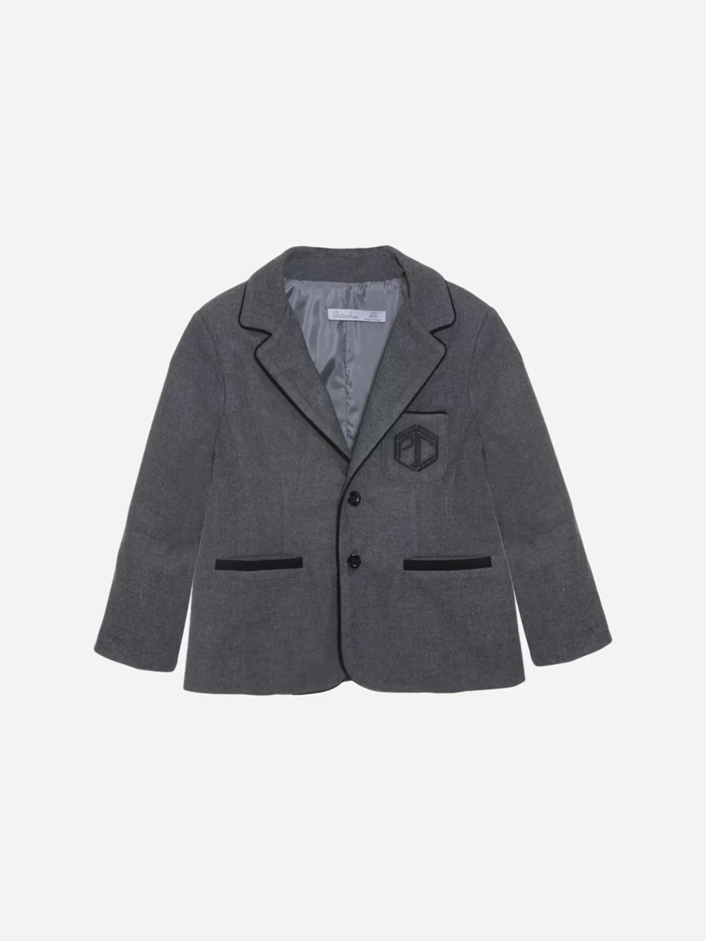 Online Patachou Blazer Em Flanela Cinza Mescla