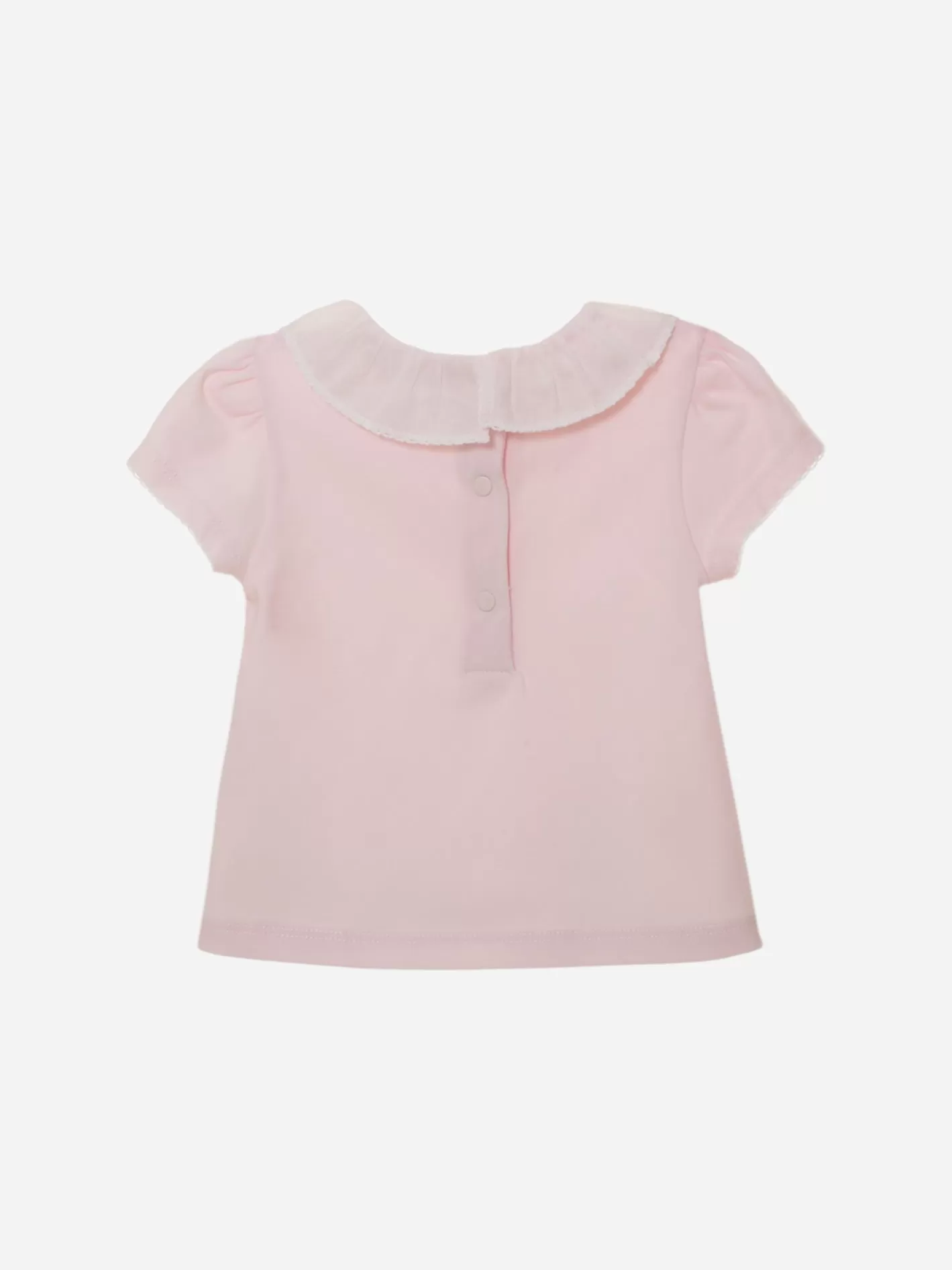 New Patachou T-Shirt Rosa Basica Em Jersey