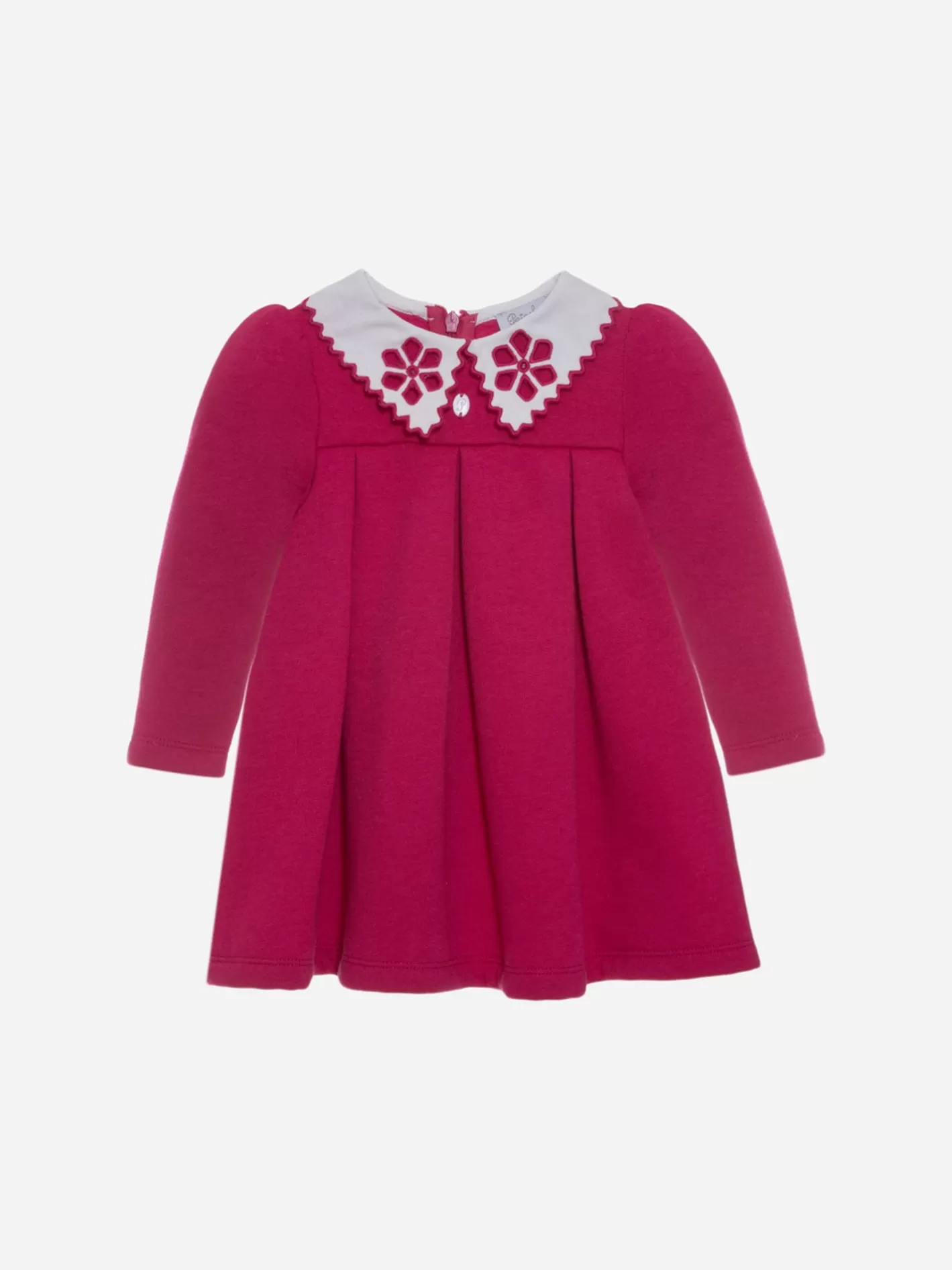 Clearance Patachou Vestido De Manga Comprida Em Malha Rosa Fuschia