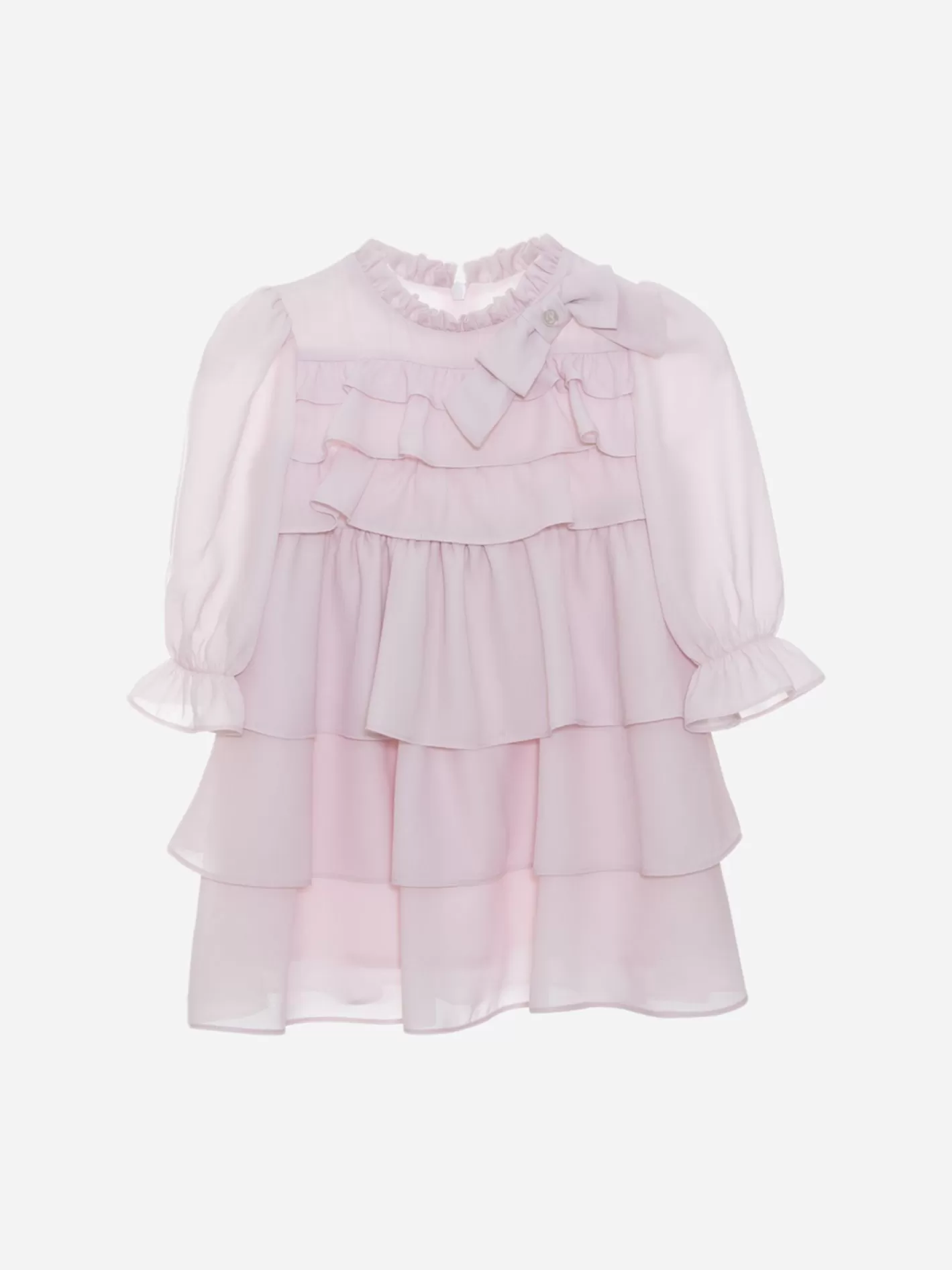 Flash Sale Patachou Vestido Em Chiffon Rosa